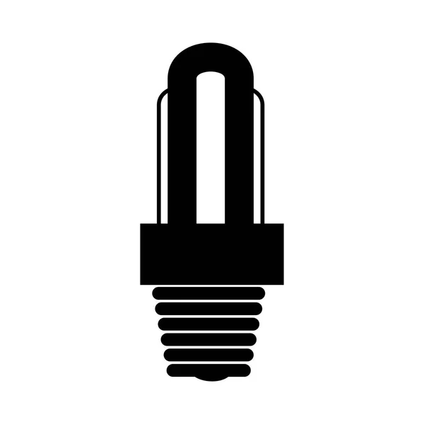 Economy bulb isolated icon — Stock Vector