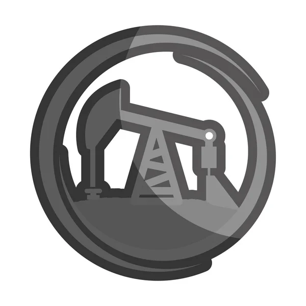 Industria de la planta aislado icono — Vector de stock