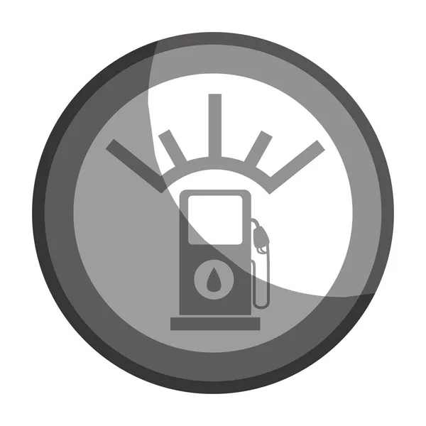 站服务燃料孤立的图标 — 图库矢量图片