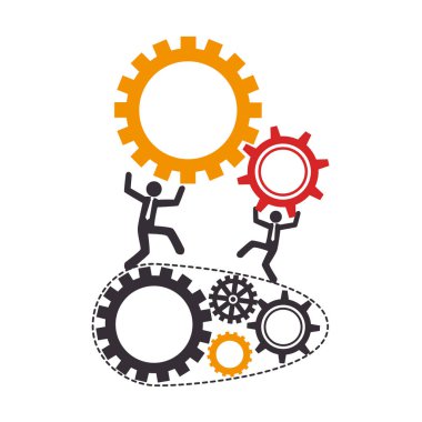 mekanizma ile dişli çarkları ve Çift erkekler