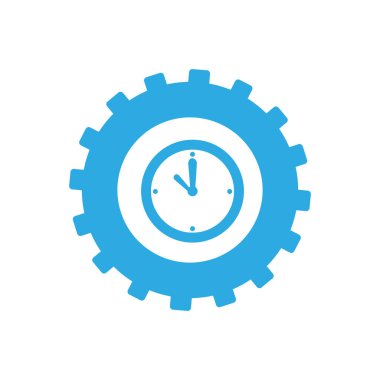 tek renkli dişli ile içinde saat