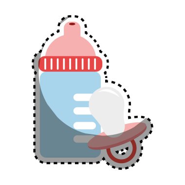 etiket renk siluet Biberon ve emzik