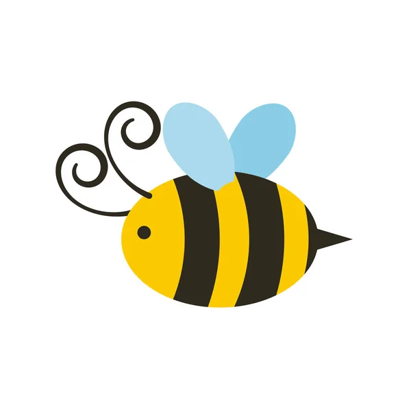Bee pictogramafbeelding — Stockvector
