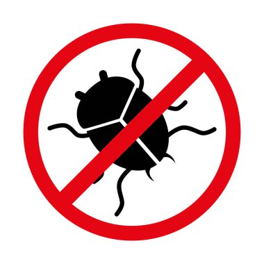 dairesel kontur yol işaret böceği virüs yasaktır