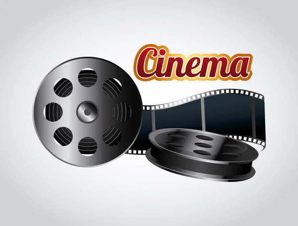 Cinéma et design de film — Image vectorielle