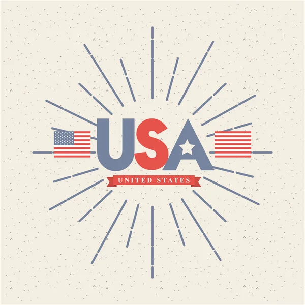 Estados Unidos diseño — Archivo Imágenes Vectoriales