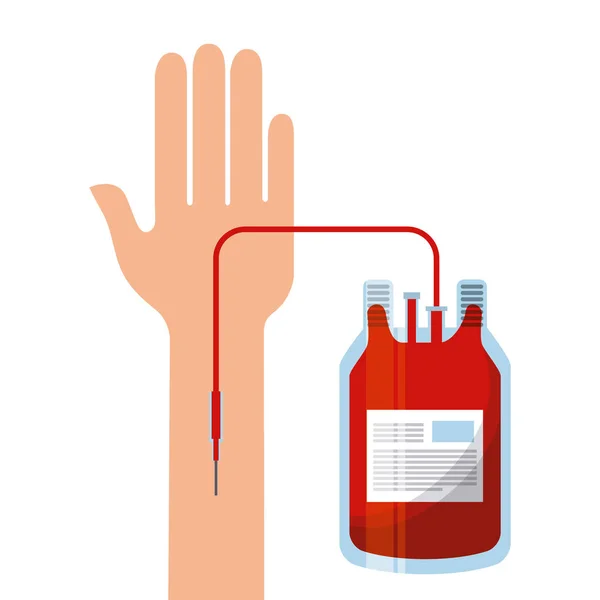 Donare sangue design — Vettoriale Stock