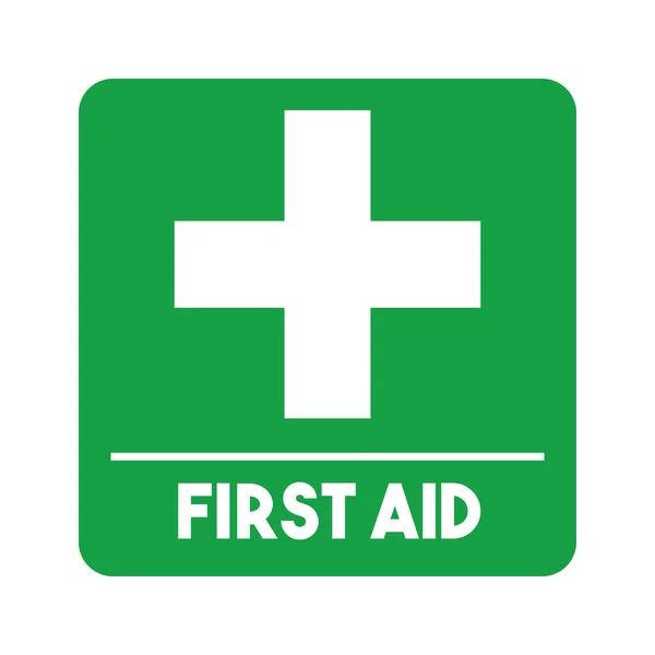 First aid design — Stock Vector