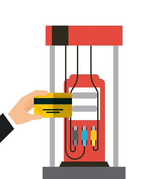 Conception d'industrie pétrolière — Image vectorielle