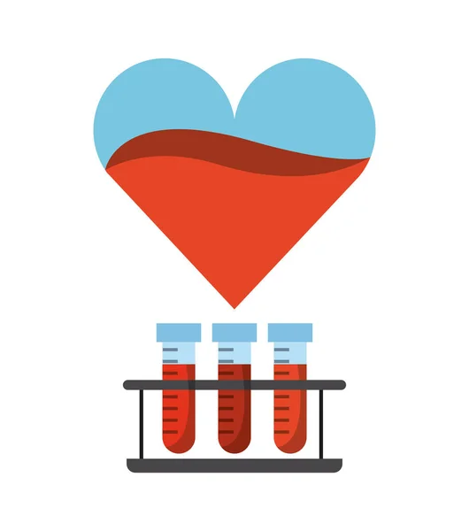 Donazione di sangue design — Vettoriale Stock