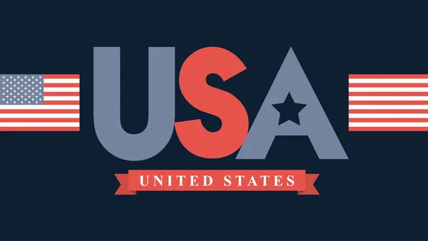 United states of america design — Stock Vector