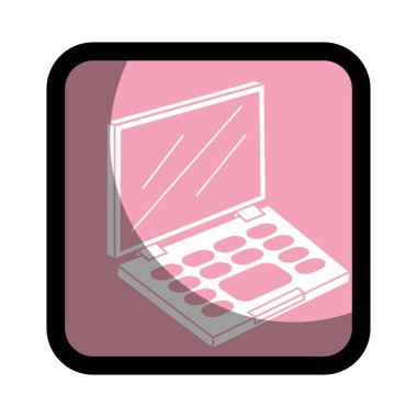 göz farı seti ile kare düğme