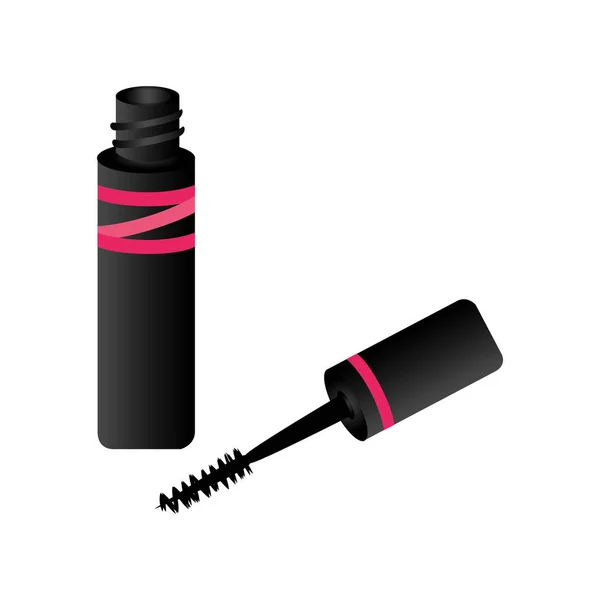 Kosmetyk makijaż rzęs kolorowych — Wektor stockowy