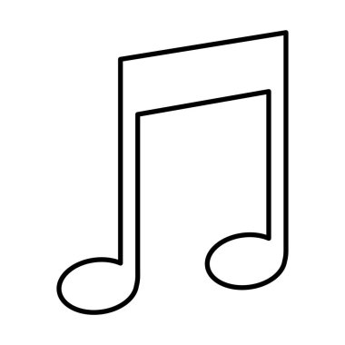 müzik Not izole simgesi