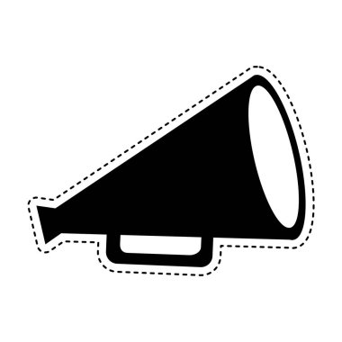 Yönetmen sinema megafon simgesi