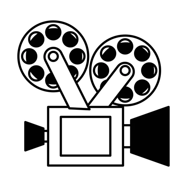 Videó kamera film ikon — Stock Vector