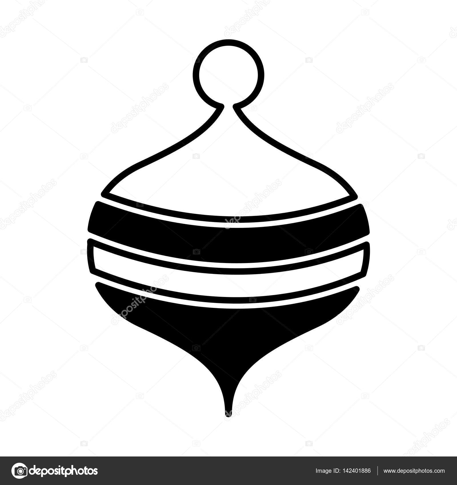 Toy Spinning Top Icon Vector Image By C Yupiramos Vector Stock 142401886