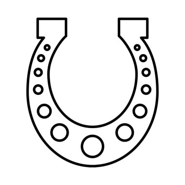 at nalı siluet izole simgesi