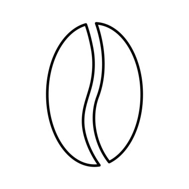 kahve taneleri izole simgesi