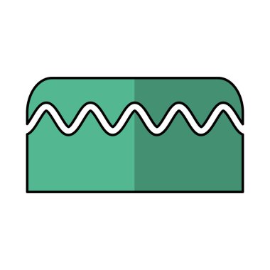 lezzetli pasta izole simgesi