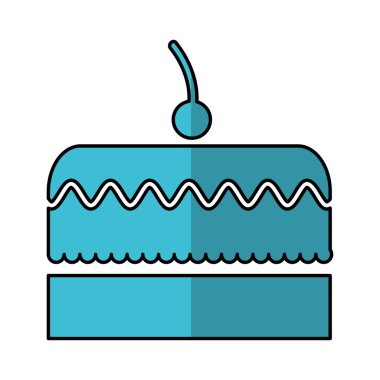 lezzetli pasta izole simgesi