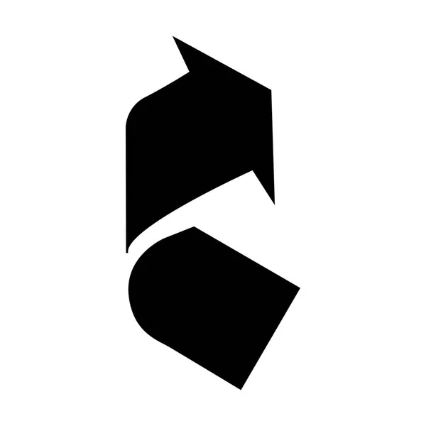 Signo de flecha icono aislado — Vector de stock