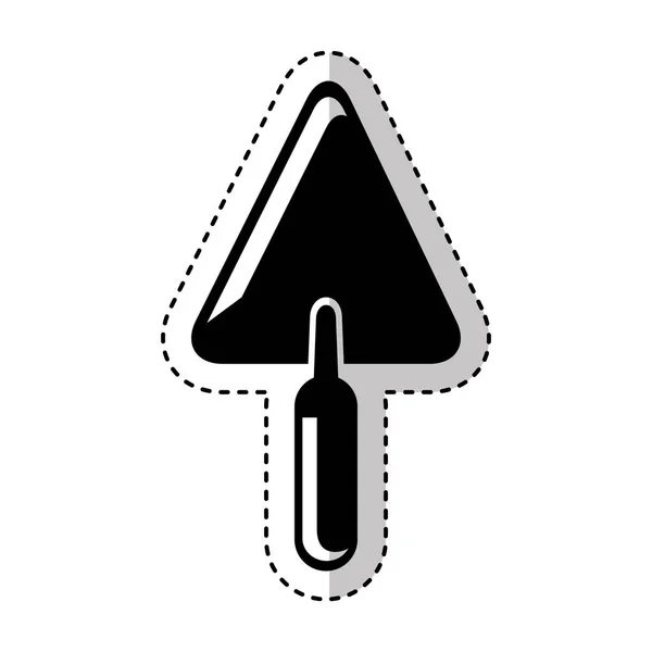 Izolované ikona nástroje špachtle — Stockový vektor