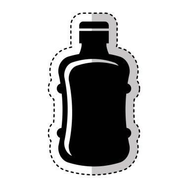 su büyük şişe izole simgesi