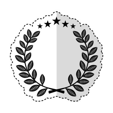 çelenk taç amblemi yapraklar