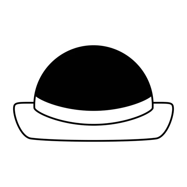 Sombrero estilo hipster icono — Archivo Imágenes Vectoriales