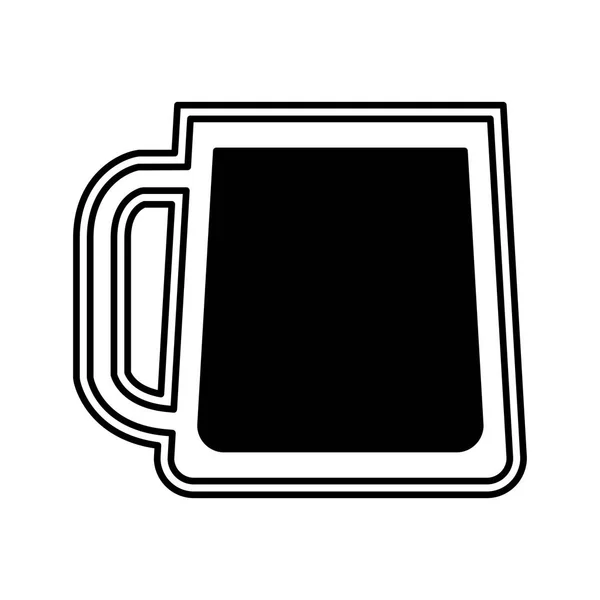 Öl glas isolerade ikonen — Stock vektor