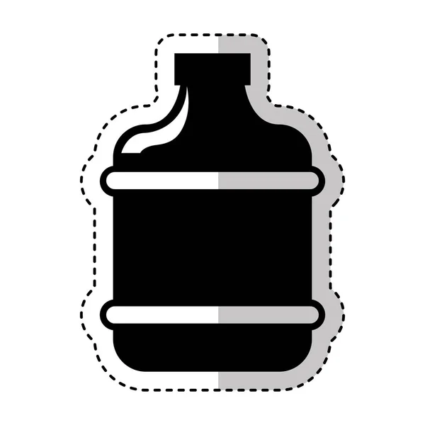 Grande garrafa de água ícone isolado —  Vetores de Stock