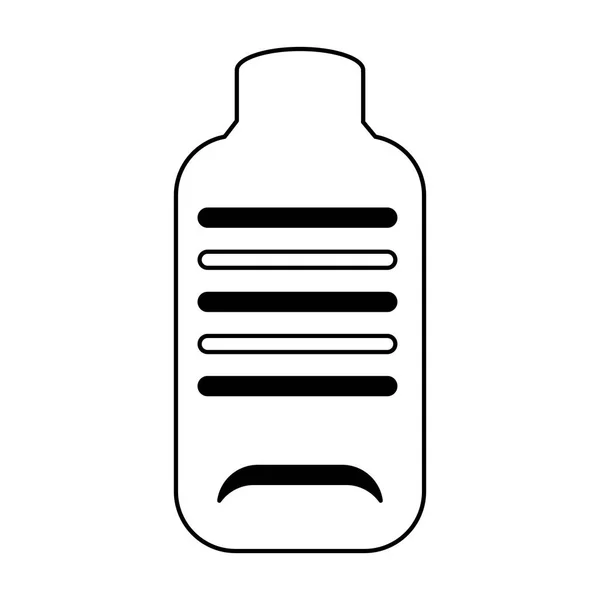 Wasser große Flasche isoliert Symbol — Stockvektor