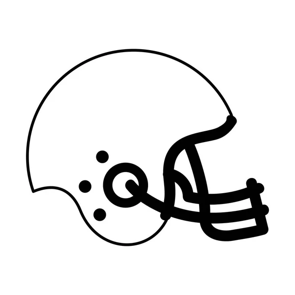 American Football Helm Ikone — Stockvektor