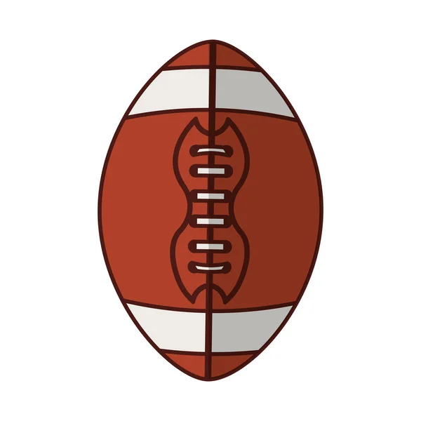 Amerikaans voetbal ballon pictogram — Stockvector