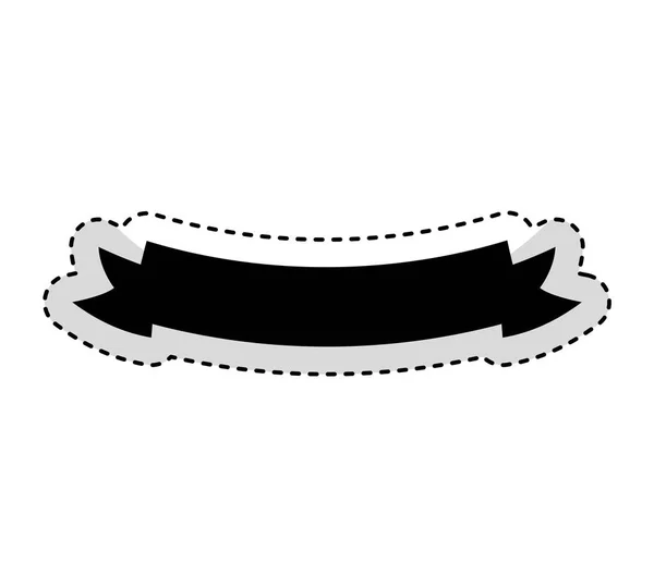 Emblema de cinta icono aislado — Archivo Imágenes Vectoriales