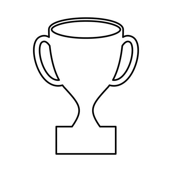 Trophée gagnant tasse icône — Image vectorielle