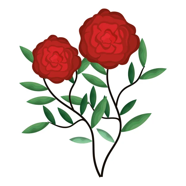 かわいい花装飾アイコン — ストックベクタ