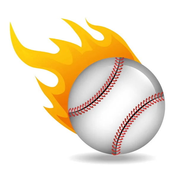 Baseball club emblem icon — Stock Vector