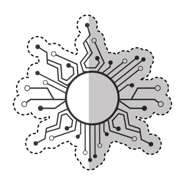 devre sembolü izole simgesi