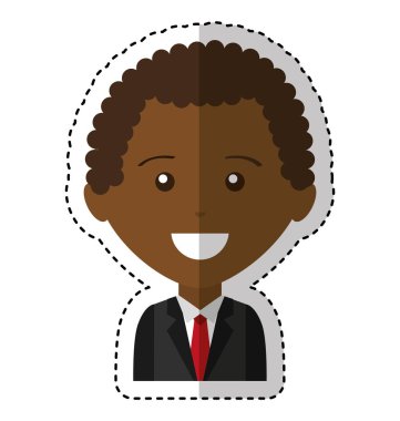 işadamı karakter izole simgesi