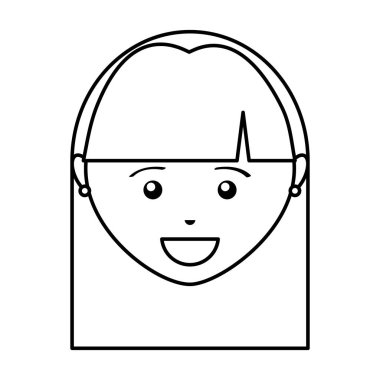 genç kadın avatar karakter