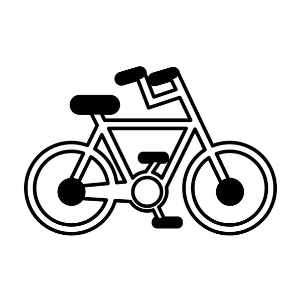 Bicicleta vehículo deporte icono — Archivo Imágenes Vectoriales