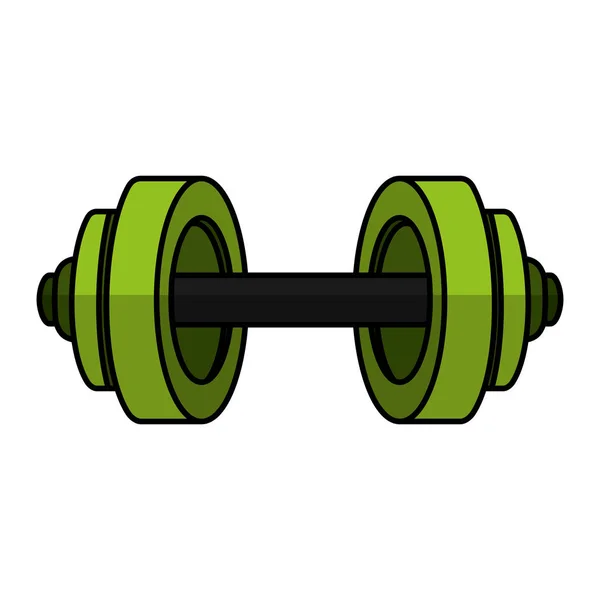 Weight lifting equipment icon — Stock Vector