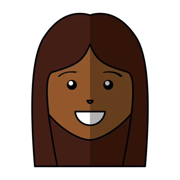 Ung kvinna avatar character — Stock vektor