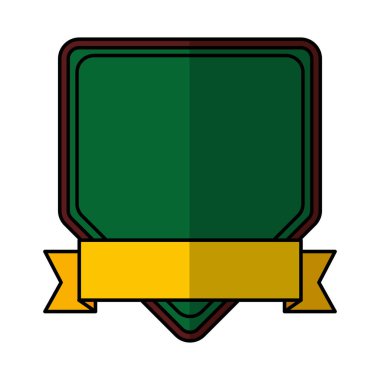 kurdele amblemi izole simgesi