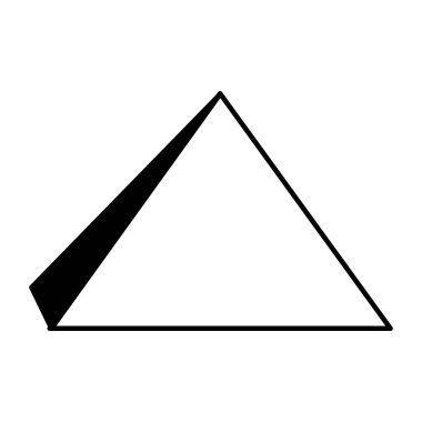 Piramit amblemi Infographic simgesi