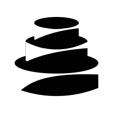 Piramit amblemi Infographic simgesi