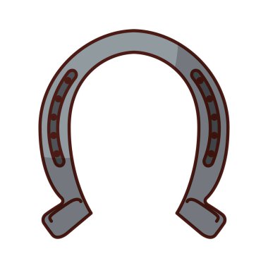 at nalı siluet izole simgesi