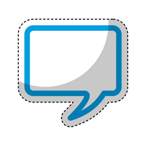 Speech bubble message icon — Stock Vector